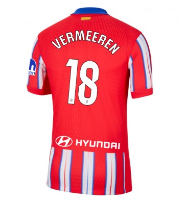 Atletico Madrid Arthur Vermeeren #18 Hemmatröja 2024-25 Kortärmad